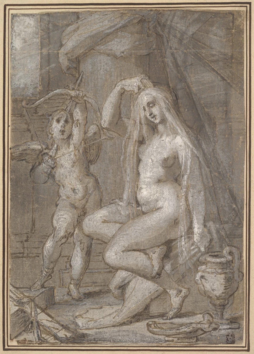 Bartholomeus Spranger - 154, Venere e Amore, Metropolitan Museum of Art